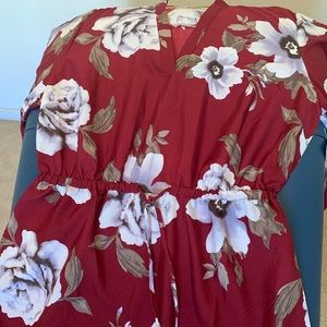 Blush 1X Peasant Kimono Dress